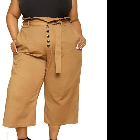 Astra Signature  Paperbag Waist Wide Leg Pants  Size 18 - Picture 3 of 8